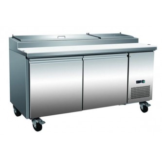67" (9 Pan) Pizza Prep Table (Serv-Ware)